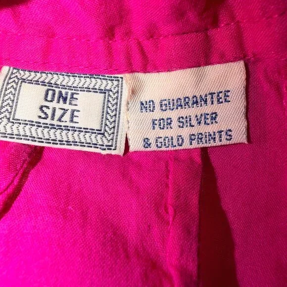 Boho Midi Gypsy Skirt Womens One Size Pink Hippie Peasant Flowy Festival Indie - Picture 7 of 7